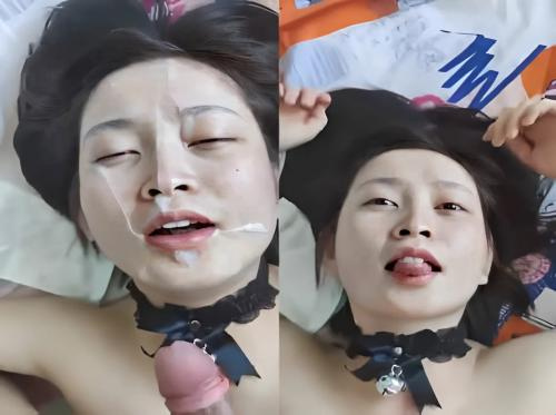 Gadis ini suka menyemprotkan ke wajahnya